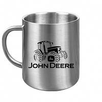 Кружка металлическая John Deere Logo, Tractor