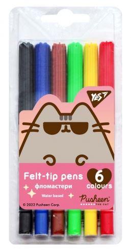 Фломастери YES Pusheen 6 цв