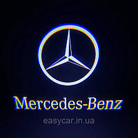 Логотип подсветка дверей Mercedes-Bens BENZ SL W230 W220 Линза стекло HD изображения, PREMIUM Код/Артикул 189