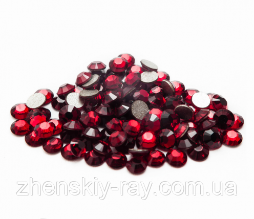 Камені SWAROVSKI SS3 (1.3ММ) GARNET 100 ШТ., фото 1