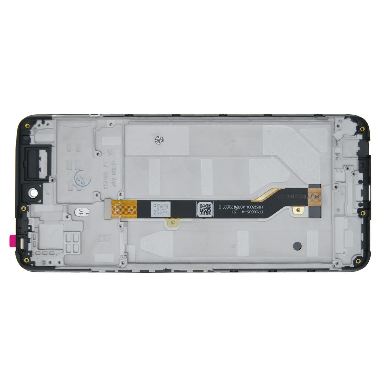 Дисплей Infinix Hot 11S (FPC6805-4) модуль в зборі з тачскріном і рамкою, чорний