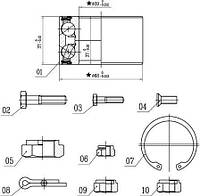 Подшипник колесный VW GOLF (1H1) / VW PASSAT B1 (33) 1972-1999 г.