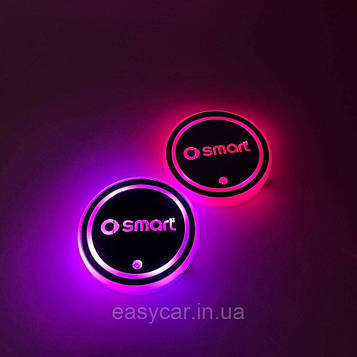 Підсвітка в підсклянник із логотипом SMART з датчиком світла на акумуляторі Код/Артикул 189 SMART