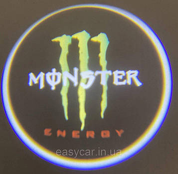 Логотип підсвічування двері Монстер Енерджі Lazer door logo MONSTER ENERGY Код/Артикул 189