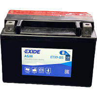 Аккумулятор автомобильный EXIDE AGM 8Ah (+/-) (120EN) (ETX9-BS) l