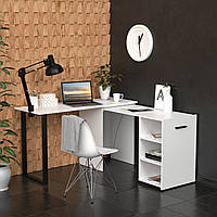 Белый стол-трансформер Hobana Loft. Столы смарт раскладные. Компьютерный письменный для дома и офиса