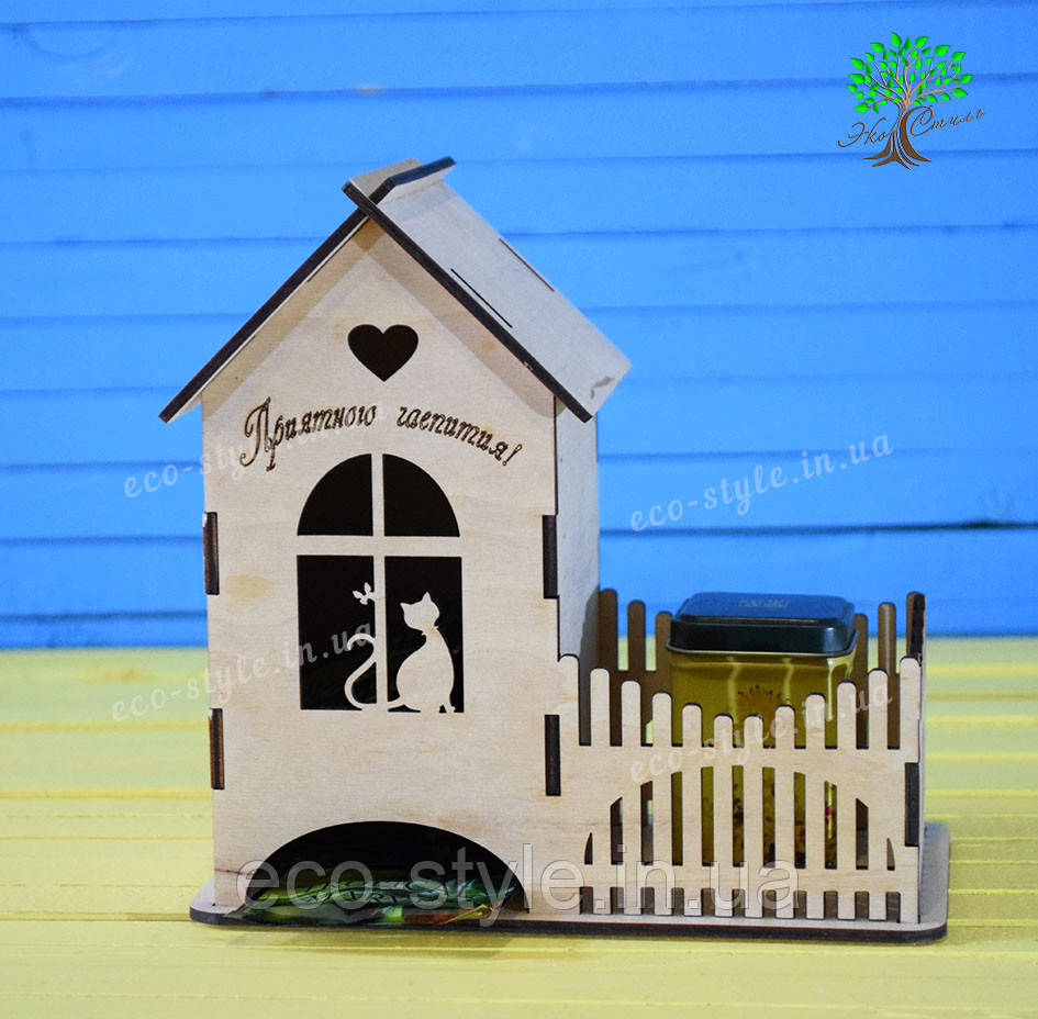 Чайний будиночок, корпоративний подарунок із логотипом, фото 1