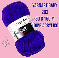 Пряжа YarnArt Baby (Ярнарт Беби) 203 фиолетовый