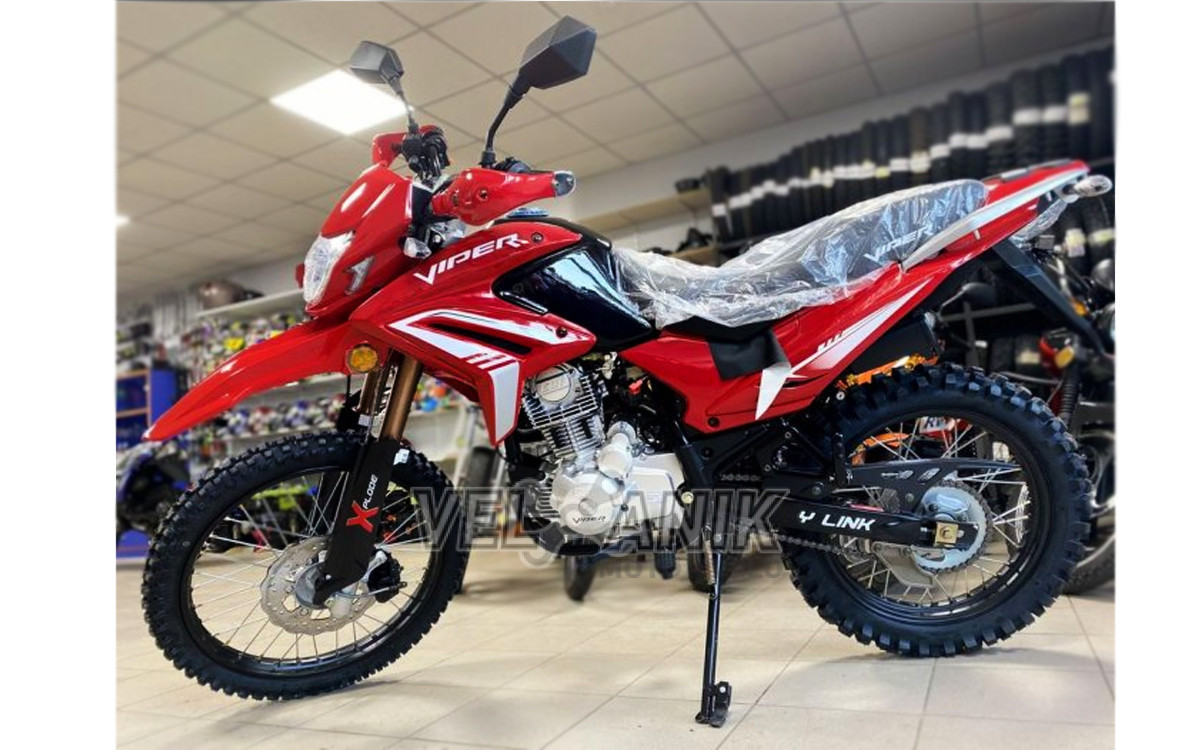 Мотоцикл Viper V250L Cross NEW Red glossy