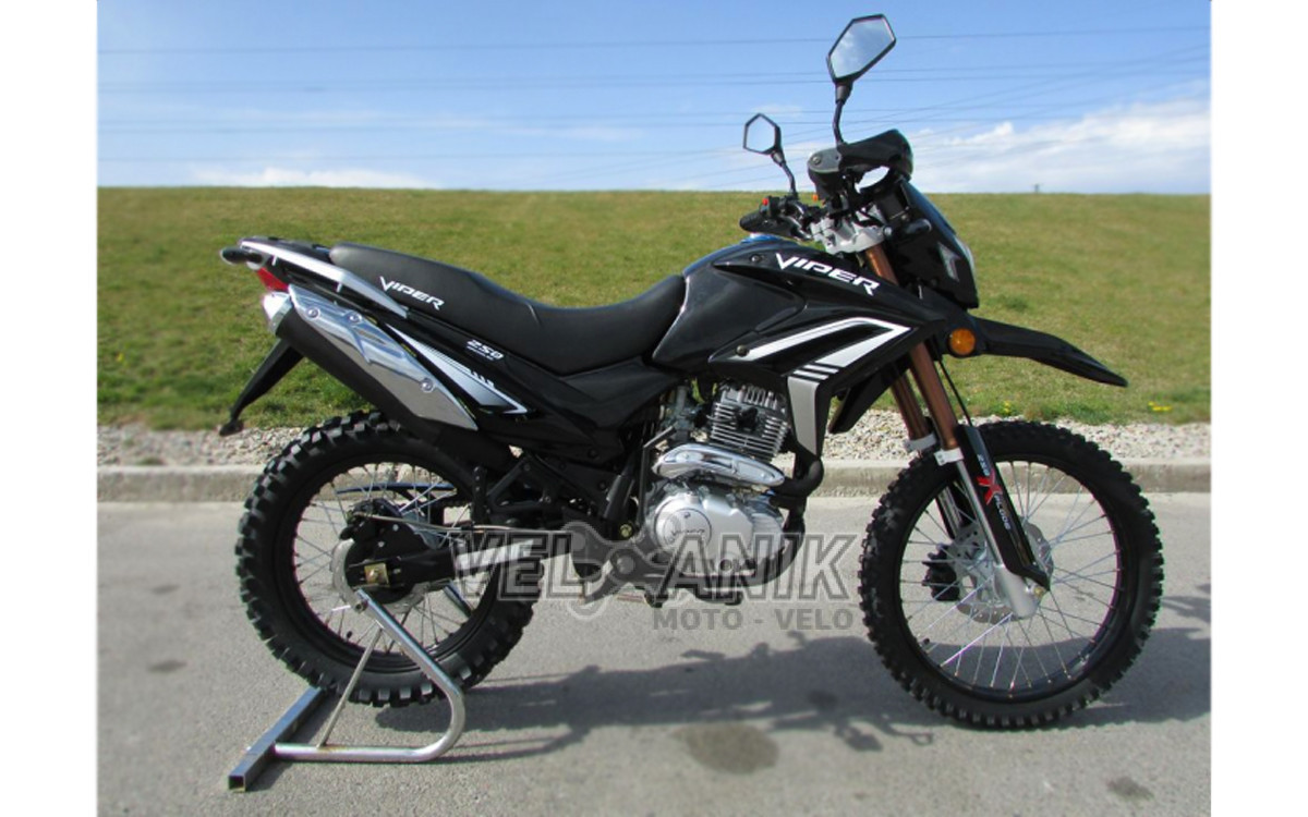 Мотоцикл Viper V250L Cross NEW Black glossy