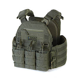 Плитоноска МІЦЬ 2.0 з функцією швидкого скидання Олива (PLATE CARRIER) МОЛЛІ PL-021