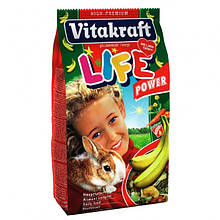 Корм для кроликів з бананом Vitakraft Витакрафт Life Power 600гр