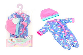 Одяг для пупса блакитний комбінезон YLC235F G-Rich