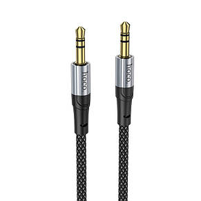 Кабель Hoco UPA26 AUX Fresh audio cable Black, фото 1