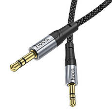 Кабель Hoco UPA26 AUX Fresh audio cable Black, фото 4