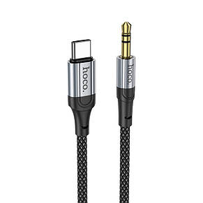 Кабель Hoco UPA26 Fresh digital audio conversion cable Type-C Black, фото 1