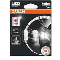 Led лампа для авто ledriving w5w 1w red (комплект) Osram 2825DRP-02B-Osram