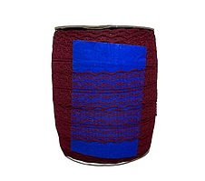 ОПТ - Мереживо Квіточка 4 см, колір-бордовий, 10 метрів, Бордовий