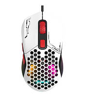 Мышь игровая XTRIKE ME GM-316w Wired mouse |800-7200 6 Step DPI| белая