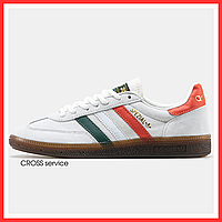 Кроссовки мужские Adidas Spezial white / кеды Адидас Специал белые