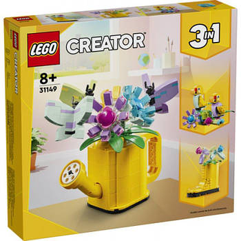 Конструктор LEGO Creator Квіти у лійці 420 деталей 31149