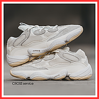 Кроссовки женские и мужские Adidas Yeezy Boost 500 Bone White / Адидас Изи буст 500 бон