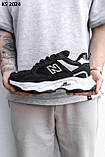 Кроссовки мужские 40 Кросівки New Balance Black and White (чорно/білі), фото 4
