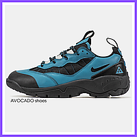 Кроссовки мужские Nike ACG Air Mada Black Blue / Найк АЦГ аир мада низкые черные синие