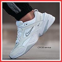 Кроссовки мужские и женские Nike M2K Tekno white / Найк м2к Текно белые