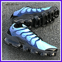 Кросівки чоловічі Nike VaporMax plus найк вапормакс вапормах плюс сині найки вапор макс мах красовки кроси