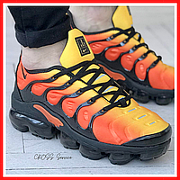 Кроссовки мужские Nike VaporMax plus orange / Найк Вапормакс плюс оранжевые