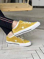 Кеды женские Converse all stars yellow / Конверс алл старс желтые
