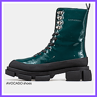 Ботинки демисезонные женские Both Gao High Boots Green / черевики Боз Гао зеленые