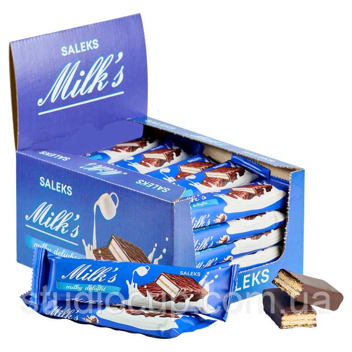 ВАФЛІ ГЛАЗУРОВАНІ «MILK’S»