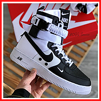 Кроссовки мужские Nike Special Field air Force 1 white black / Найк Спешл Фиелд аир Форс 1 черные