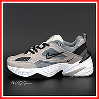 Кроссовки мужские Nike M2K Tekno gray / Найк м2к Текно серые