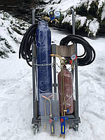 Комплект газосварщика переносной ДОНМЕТ (пост газосварочный передвижной на тачке с колесиками) (O2+C3H8)