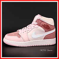 Кроссовки женские Nike air Jordan Retro 1 pink / Найк аир Джордан Ретро 1 розовые