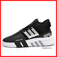 Кроссовки мужские Adidas Equipment Termo black / Адидас Еквипмент термо черные высокие 42