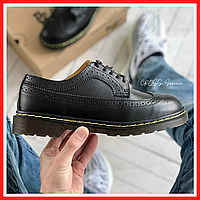 Туфли женские и мужские Dr. Martens low black / ботинки др. Мартенс низкие черные 37