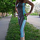 Жіночий костюмчик для фітнесу,бриджі та топік "Ласточка" Art: 468-115 L/XL(48-52)Серо-Бирюзовий, фото 7