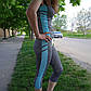 Жіночий костюмчик для фітнесу,бриджі та топік "Ласточка" Art: 468-115 L/XL(48-52)Серо-Бирюзовий, фото 9