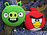 М'яка іграшка — подушка Свиняча Енгрі Бердс Angry Birds ручна робота, фото 5