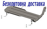 Защита кробки передач Subaru Forester (2002-2008)(Защита КПП Субару Форестер) Кольчуга