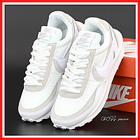 Кроссовки женские и мужские Nike LD Waffle Sacai white / Найк ЛД Вафл Сакаи белые 45