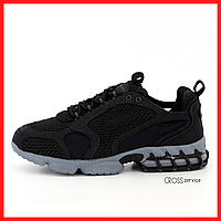 Кроссовки женские Nike x Stussy Zoom Spiridon Cage 2 black / Найк Стусси Зум Спиридон черные