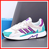 Кроссовки мужские Adidas Tresc Run white / Адидас Треск ран белые