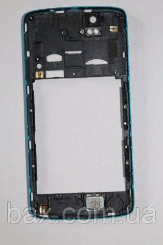 Fly IQ4503 середня частина + скло камери синя