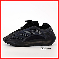 Кроссовки мужские и женские Adidas Yeezy Boost 700 v3 black / Адидас изи буст 700 в3 черные