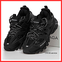 Кросівки жіночі та чоловічі Balenciaga Track 3.0 black / Баленсіага Трек чорні